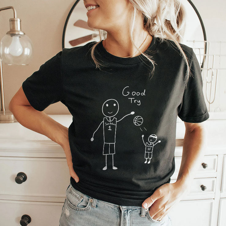San Antonio Spurs Victor Wembanyama Good Try T Shirt Unisex