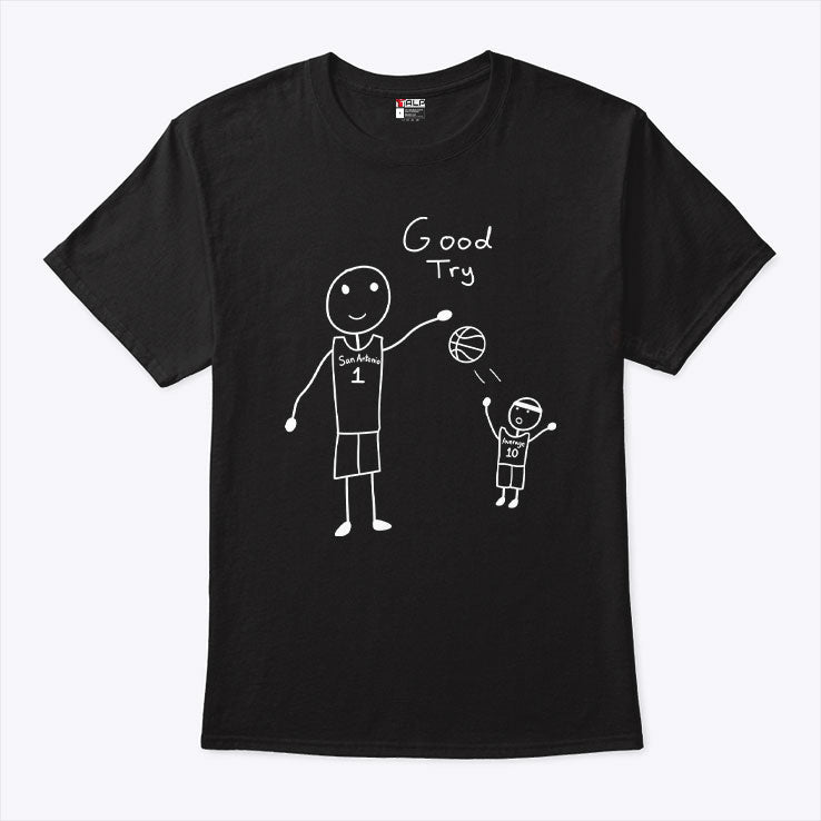 San Antonio Spurs Victor Wembanyama Good Try T Shirt Unisex