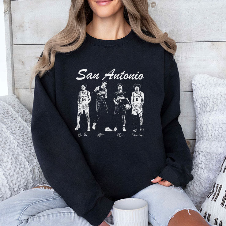 San Antonio Spurs Wembanyama Harper Castle Vassell Shirt Unisex