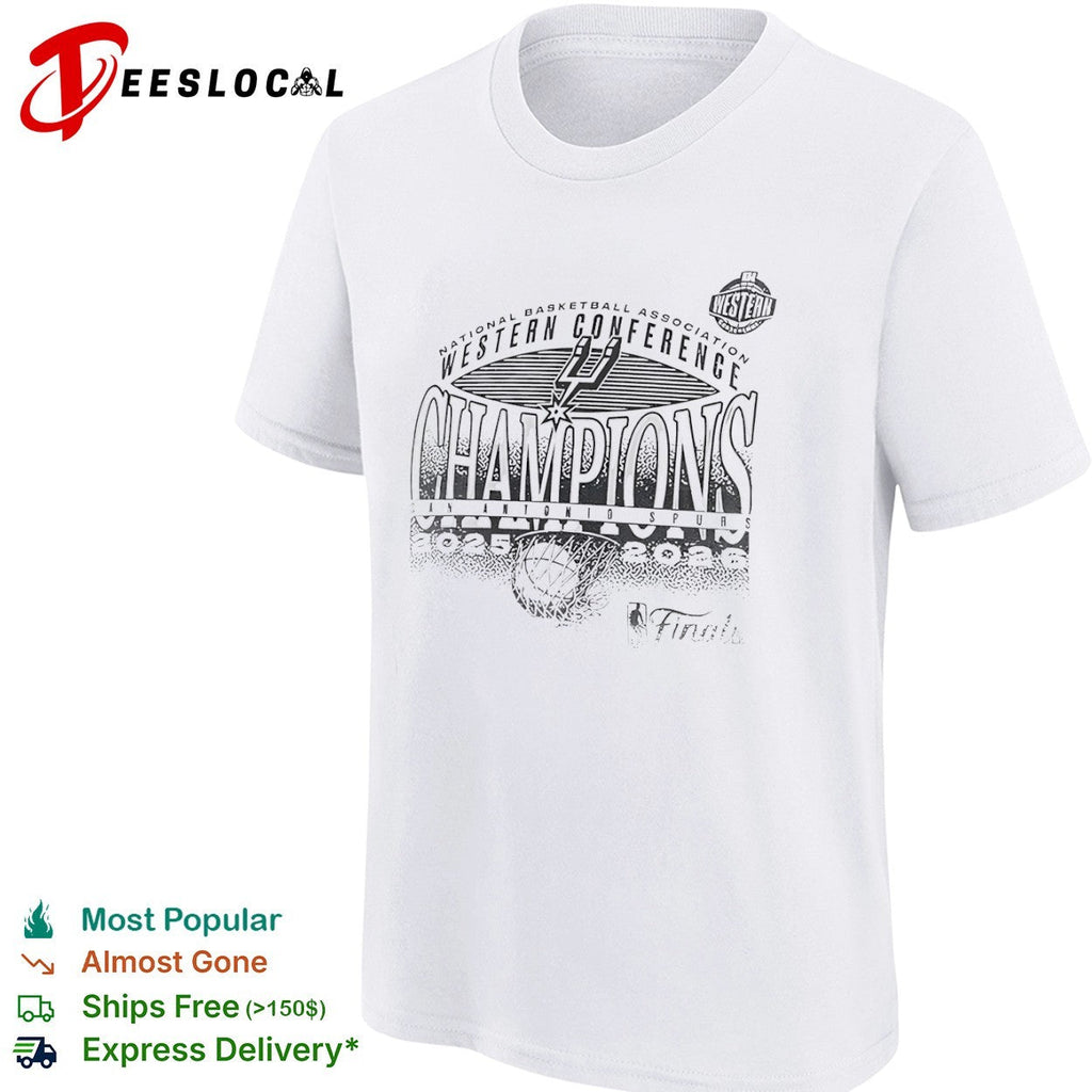 San Antonio Spurs Western Conference Champions 2025 2026 NBA Finals basketball shirt Unisex
