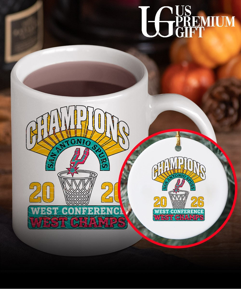 San Antonio Spurs Western Conference Champions 2026 trophy shirt Unisex