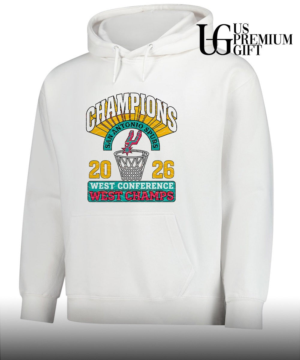 San Antonio Spurs Western Conference Champions 2026 trophy shirt Unisex