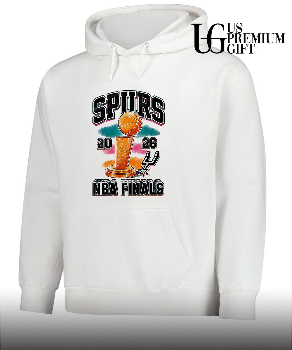 San Antonio Spurs basketball 2026 NBA Finals trophy spray paint shirt Unisex