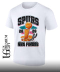 San Antonio Spurs basketball 2026 NBA Finals trophy spray paint shirt Unisex