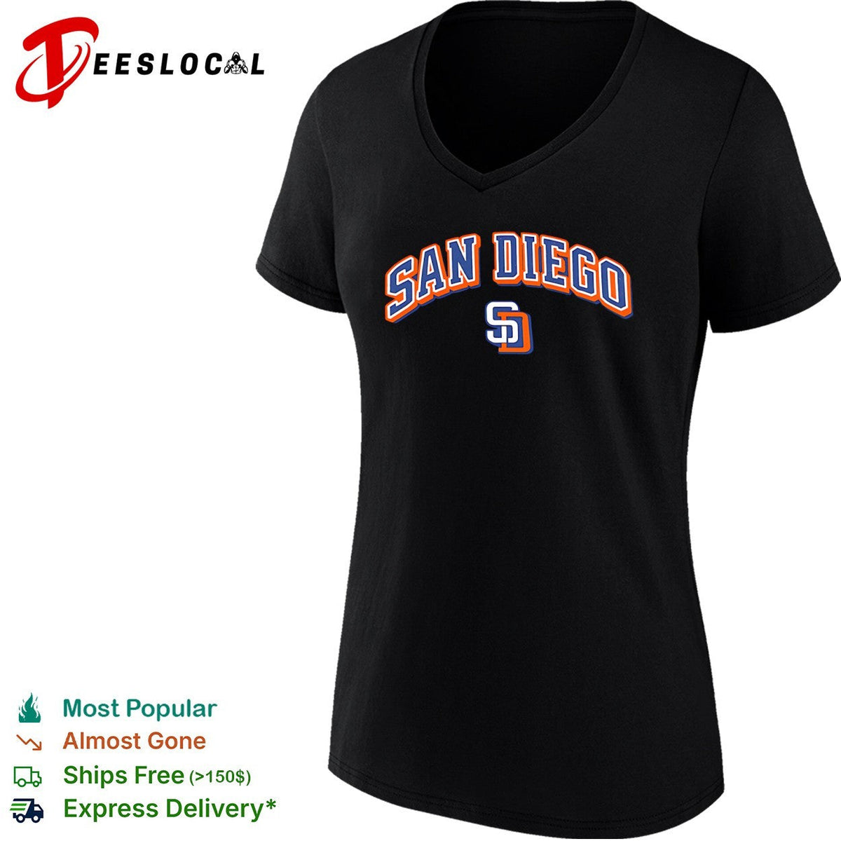 San Diego Padres SD logo shirt Unisex