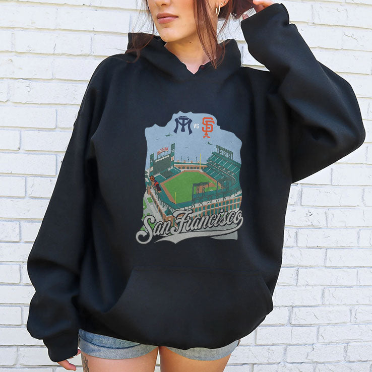 San Francisco Baseball Stadium Vintage T Shirt Unisex