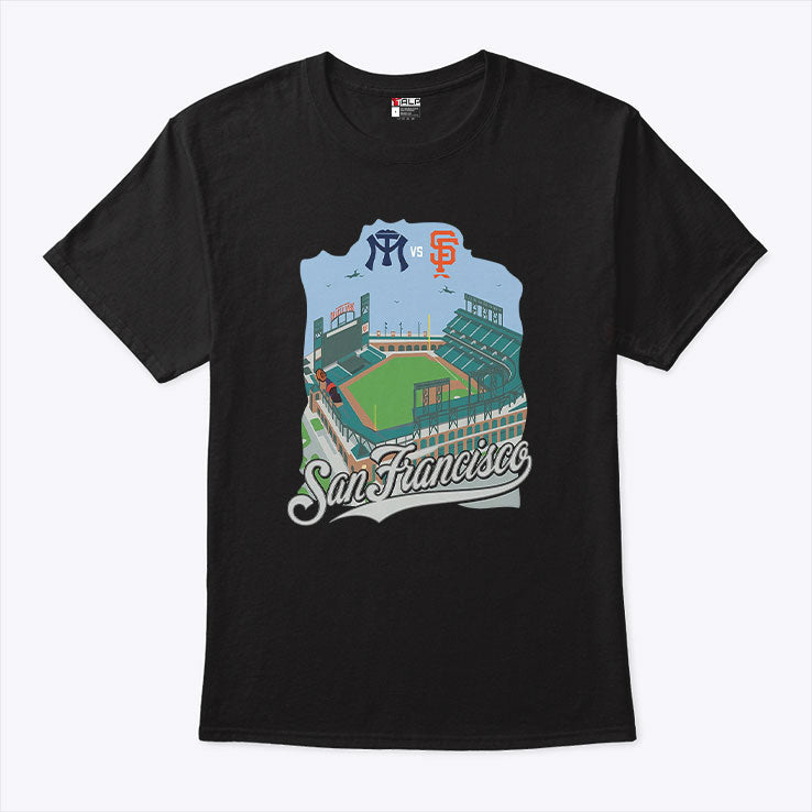 San Francisco Baseball Stadium Vintage T Shirt Unisex