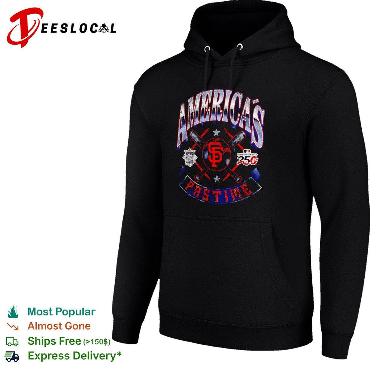 San Francisco Giants America’s Pastime Celebrating America’s 250th Anniversary shirt Unisex
