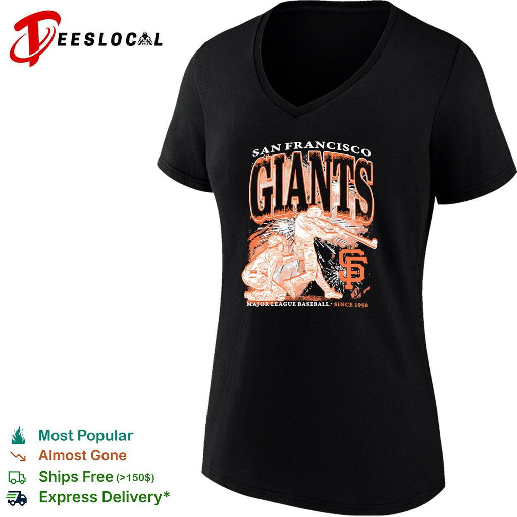 San Francisco Giants swinging batter Major League Baseball since 1958 shirt Unisex