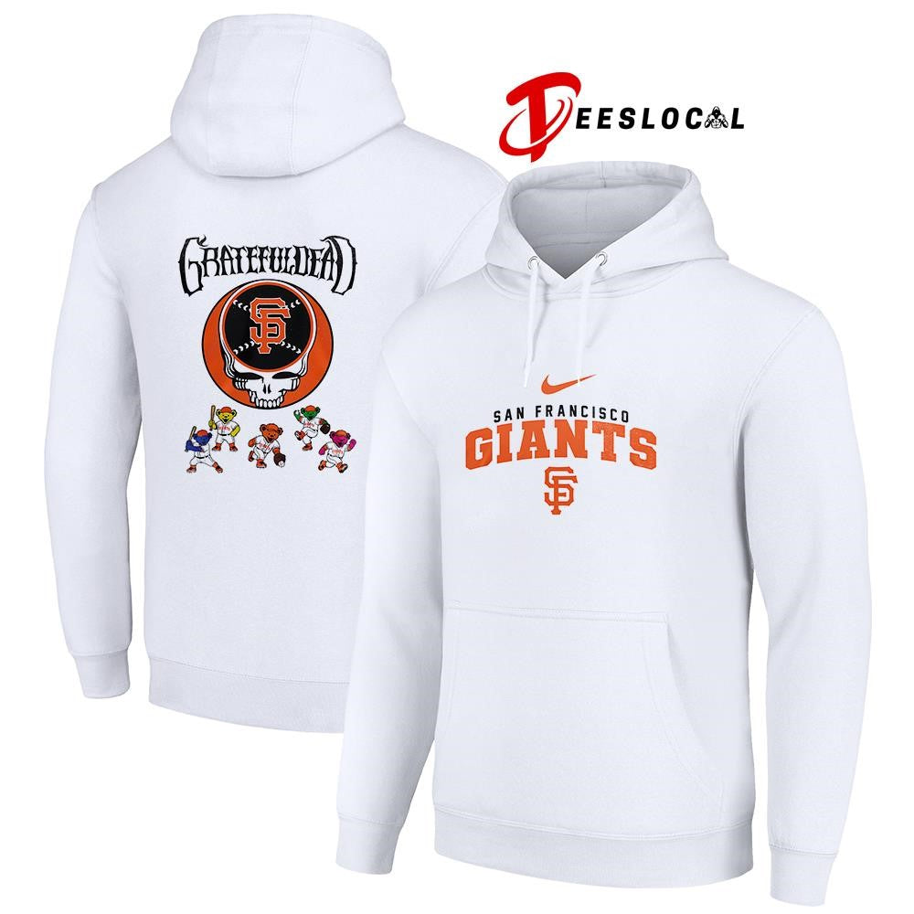 San Francisco Giants x Grateful Dead bear mascot shirt Unisex