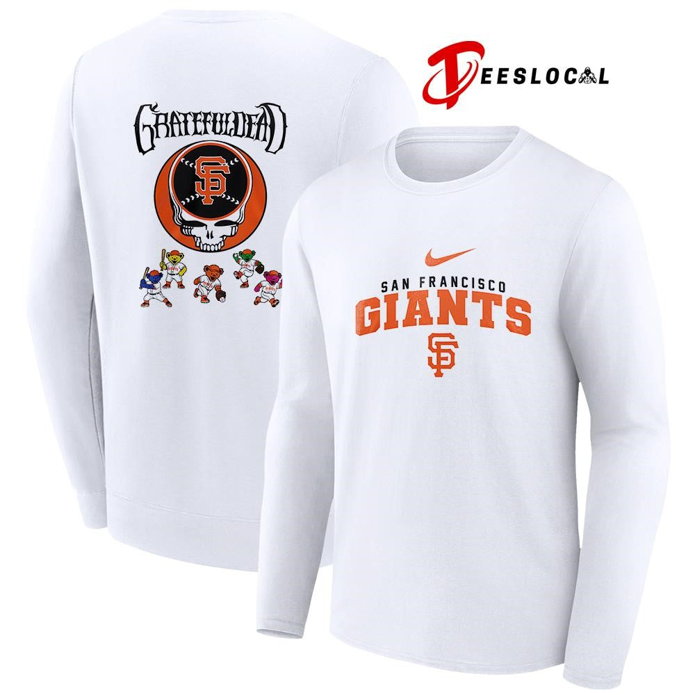 San Francisco Giants x Grateful Dead bear mascot shirt Unisex