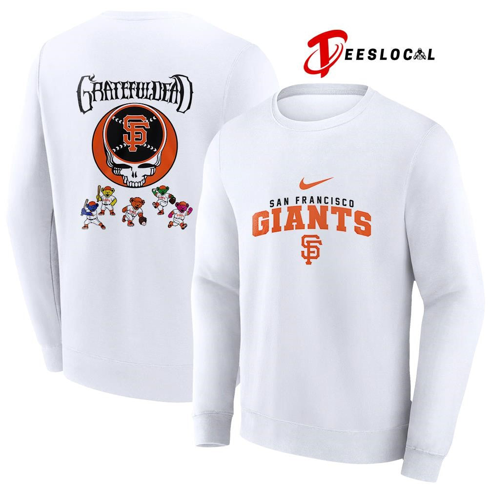 San Francisco Giants x Grateful Dead bear mascot shirt Unisex