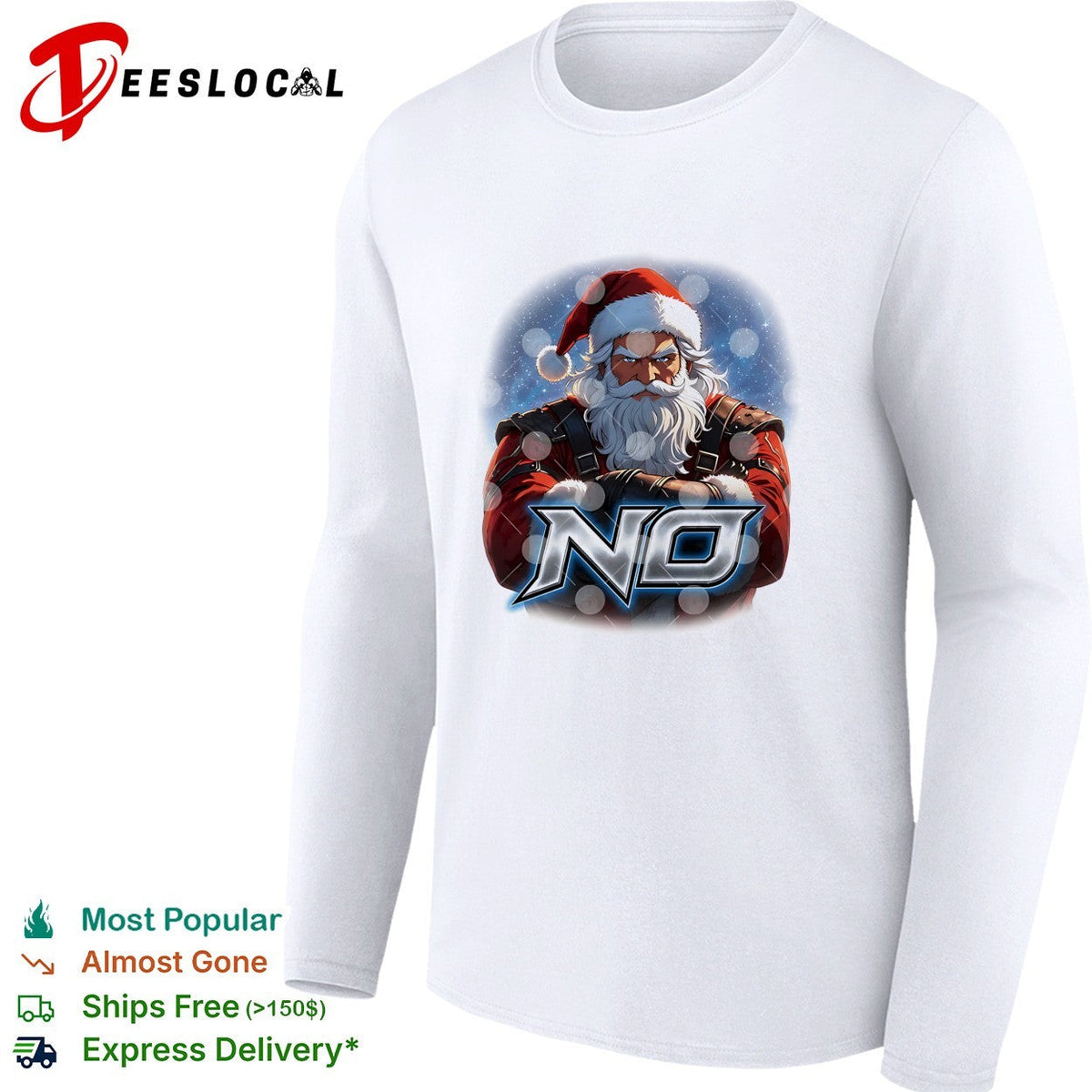 Santa Claus no for the holiday christmas season shirt Unisex