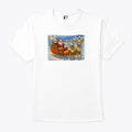 Santa Sleigh Reindeer Christmas T Shirt Unisex