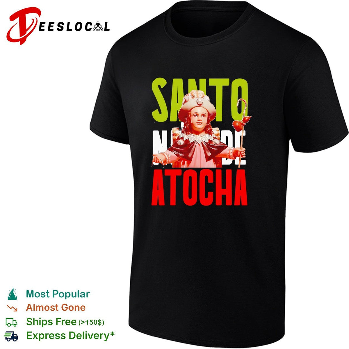 Santo Nino de Atocha Santo Nino de Atocha religious devotional art shirt Unisex