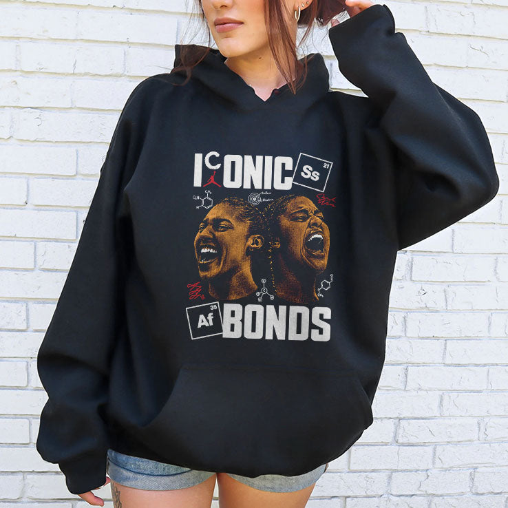 Sarah Strong And Azzi Fudd UConn Huskies Basketball Iconic Bonds T Shirt Unisex