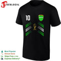 Saudi Arabia football team number 10 national crest World Cup trophy 2026 shirt Unisex