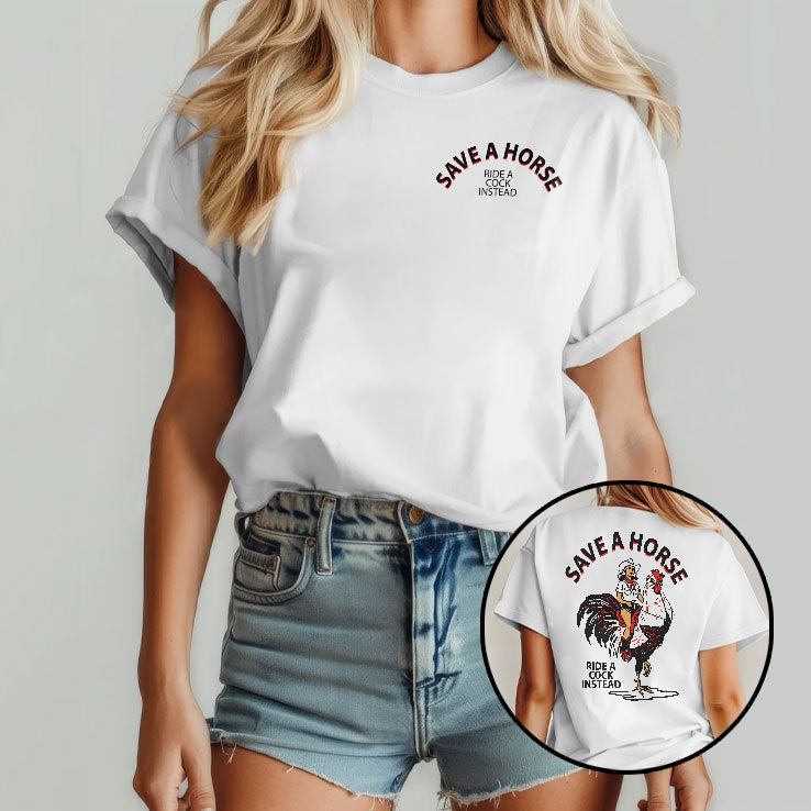 Save A Horse Ride A Cock Instead Shirt Unisex