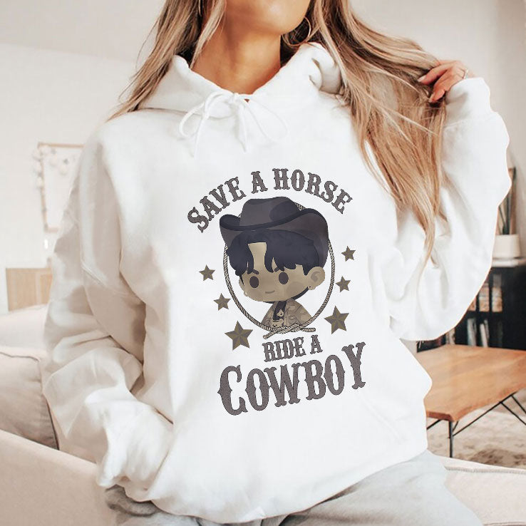 Save A Horse Ride A Cowboy Jungkook Shirt Unisex