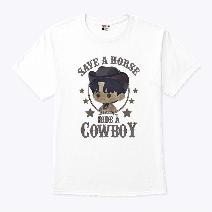 Save A Horse Ride A Cowboy Jungkook Shirt Unisex