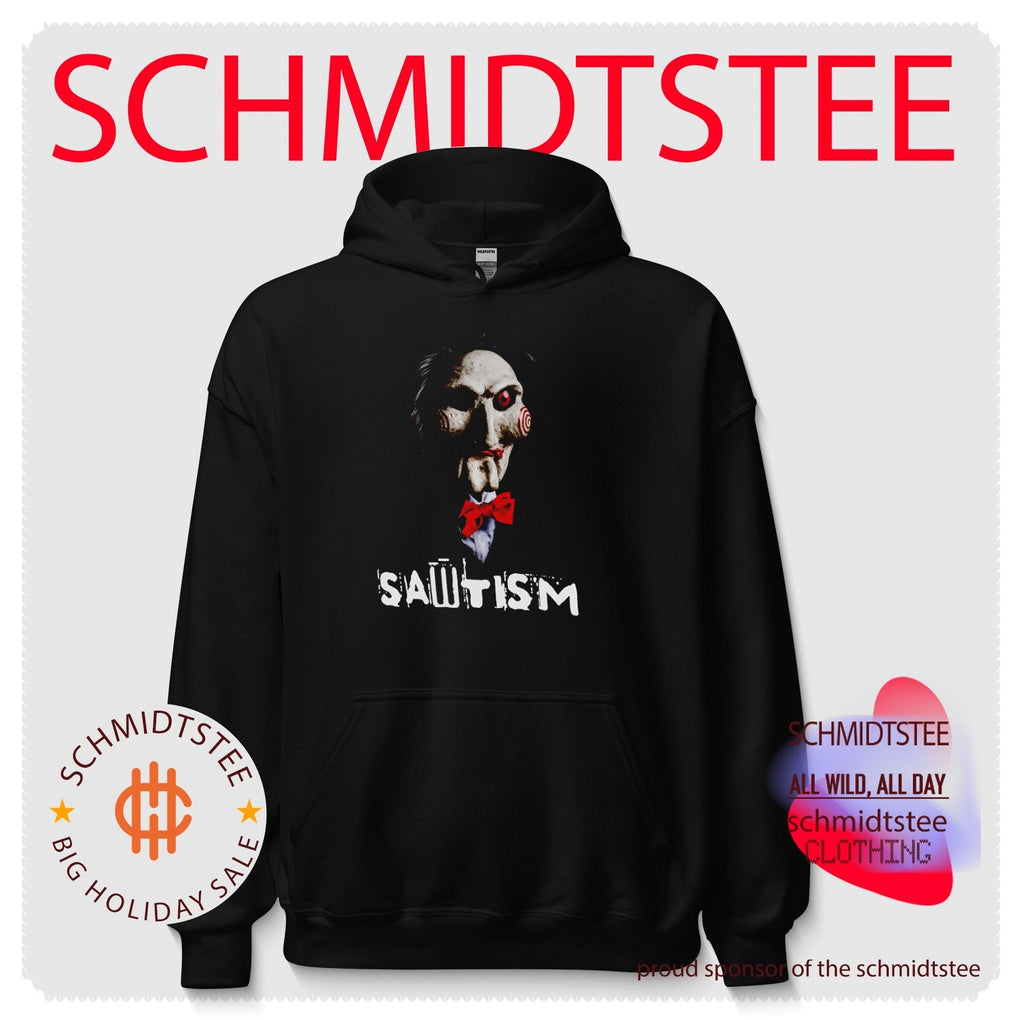 Sawtism Billy Puppet Horror Saw Jigsaw Dark Humor shirt Unisex