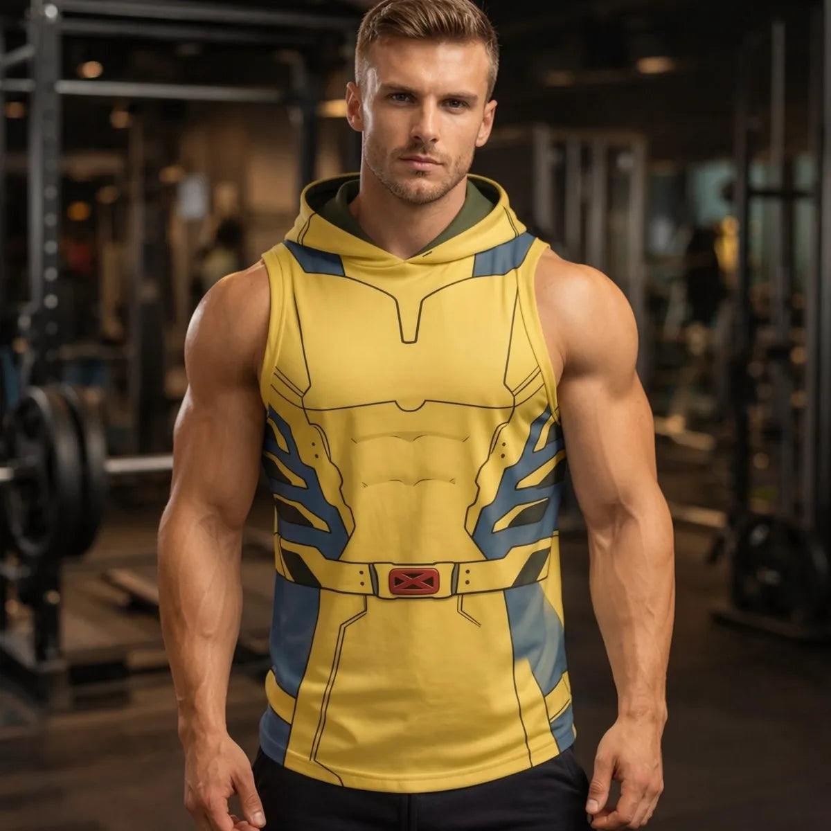 New 2026 Summer Anime Print Sleeveless Hooded