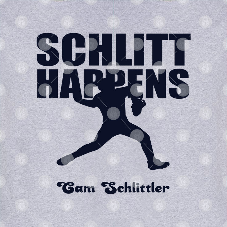 Schlitt Happens Cam Schlittler T Shirt Unisex