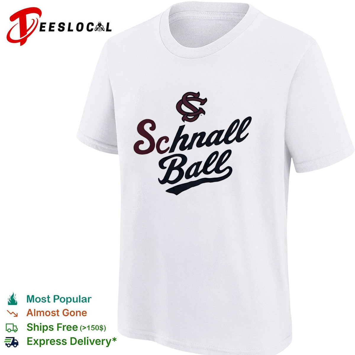 Schnall Ball South Carolina Gamecocks logo shirt Unisex