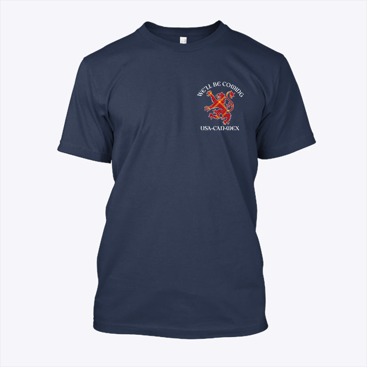 Scotland We’ll Be Coming On Tour World Cup 2026 T Shirt Unisex