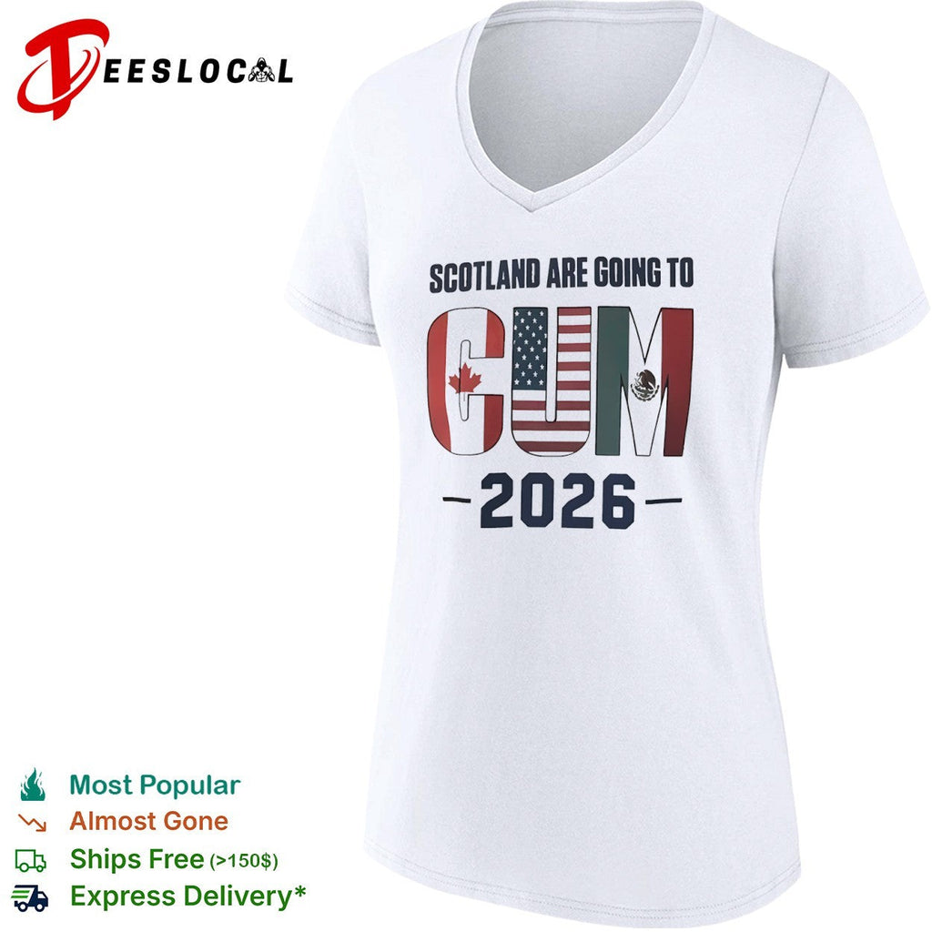 Scotland are going to CUM Canada USA Mexico World Cup 2026 shirt Unisex