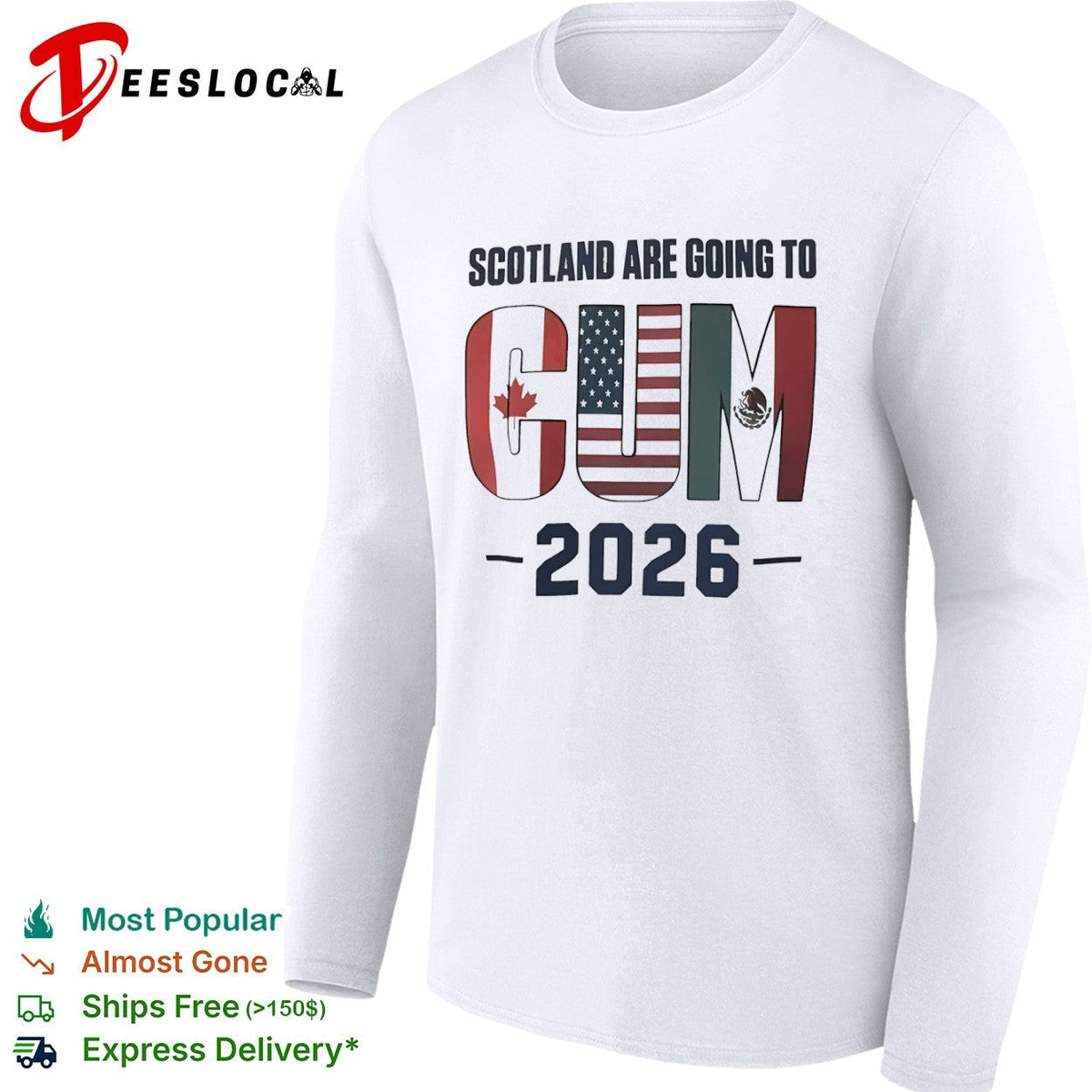 Scotland are going to CUM Canada USA Mexico World Cup 2026 shirt Unisex