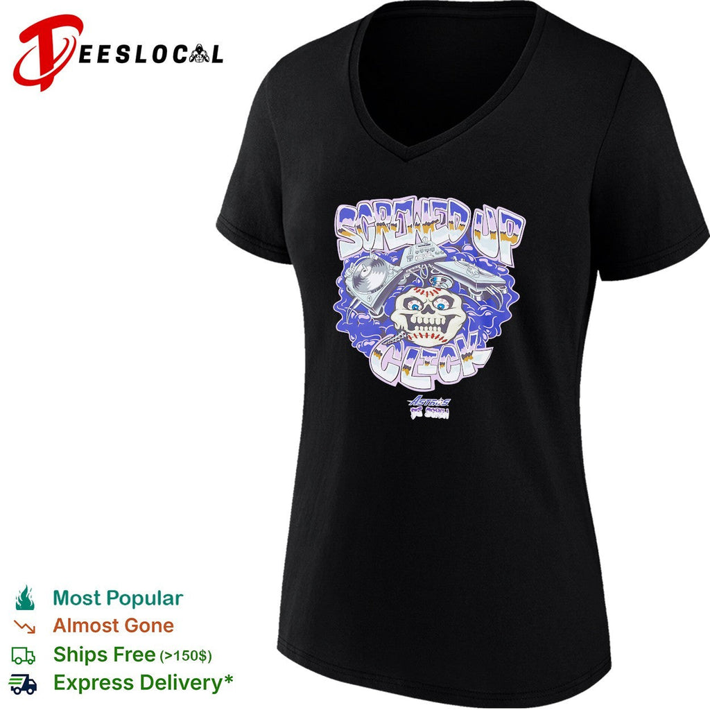 Screwed up click skull DJ shirt Unisex