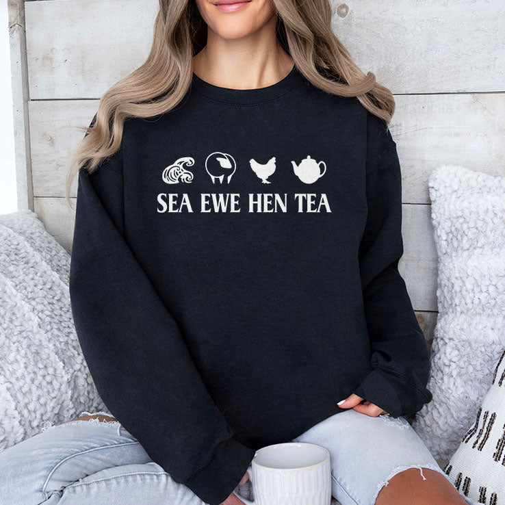 Sea Ewe Hen Tea Funny Joke Saying Shirt Unisex