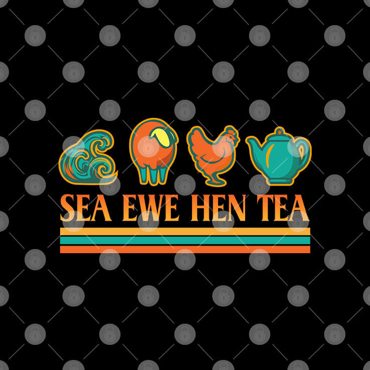 Sea Ewe Hen Tea T Shirt Unisex