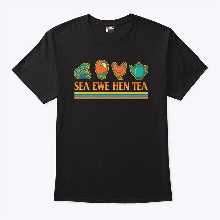 Sea Ewe Hen Tea T Shirt Unisex
