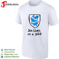 Sea lions on a shirt England Three Lions parody humor shirt Unisex