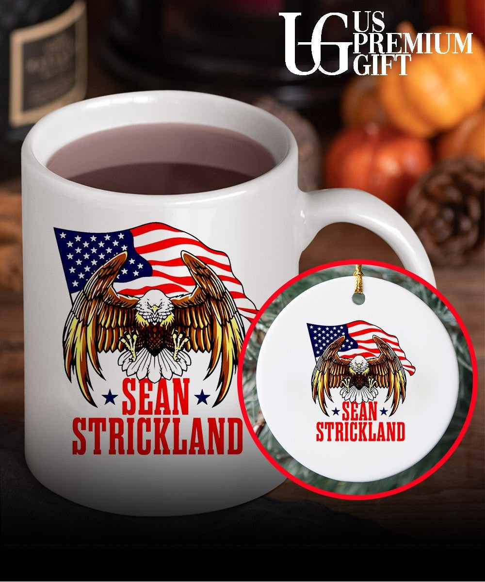 Sean Strickland Eagle USA flag shirt Unisex