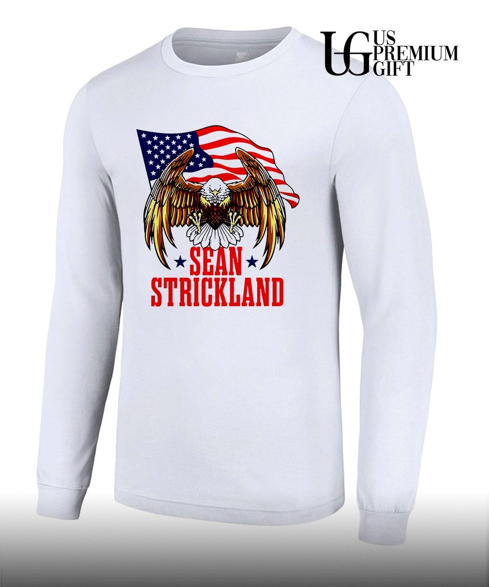 Sean Strickland Eagle USA flag shirt Unisex
