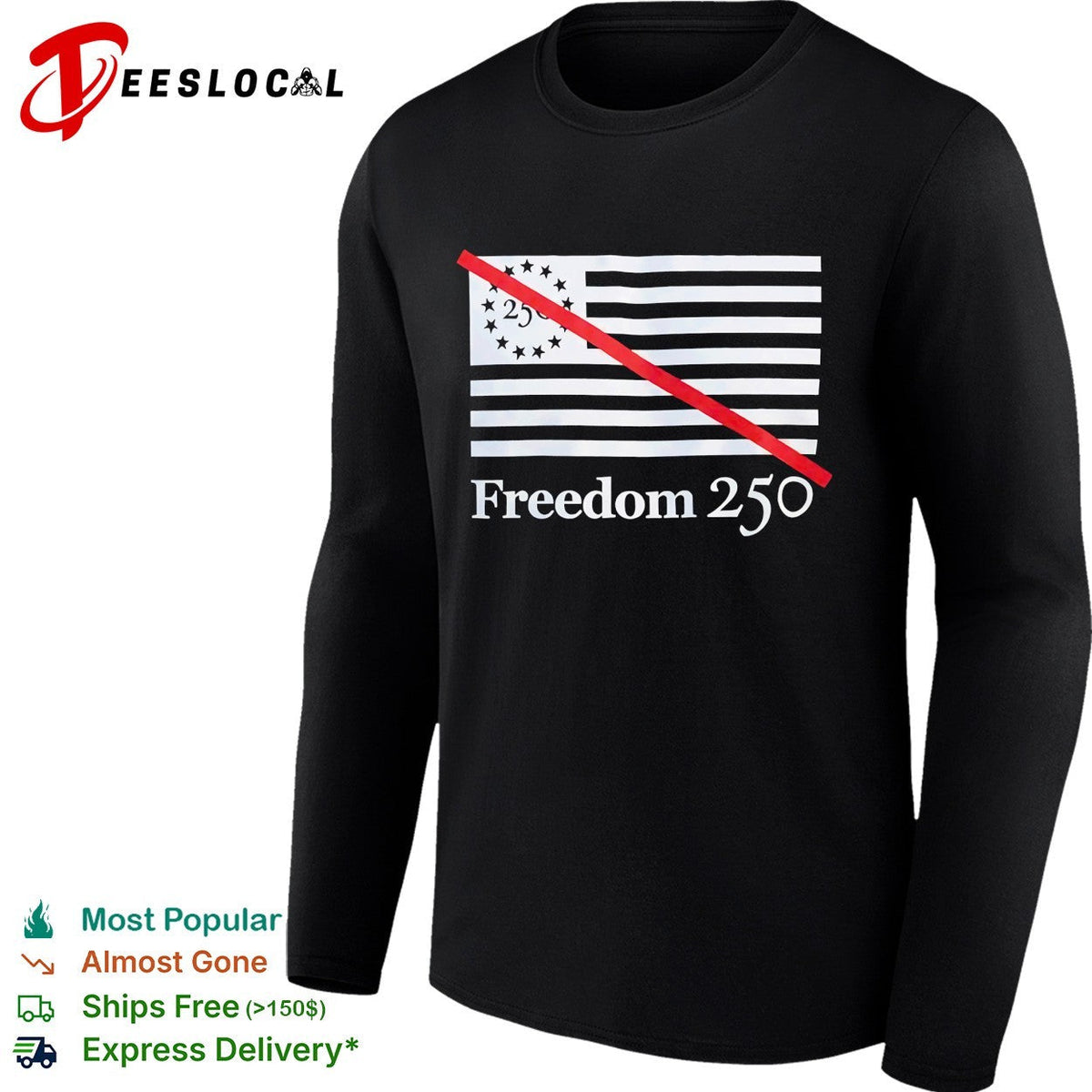 Sean Strickland No Freedom 250 shirt Unisex