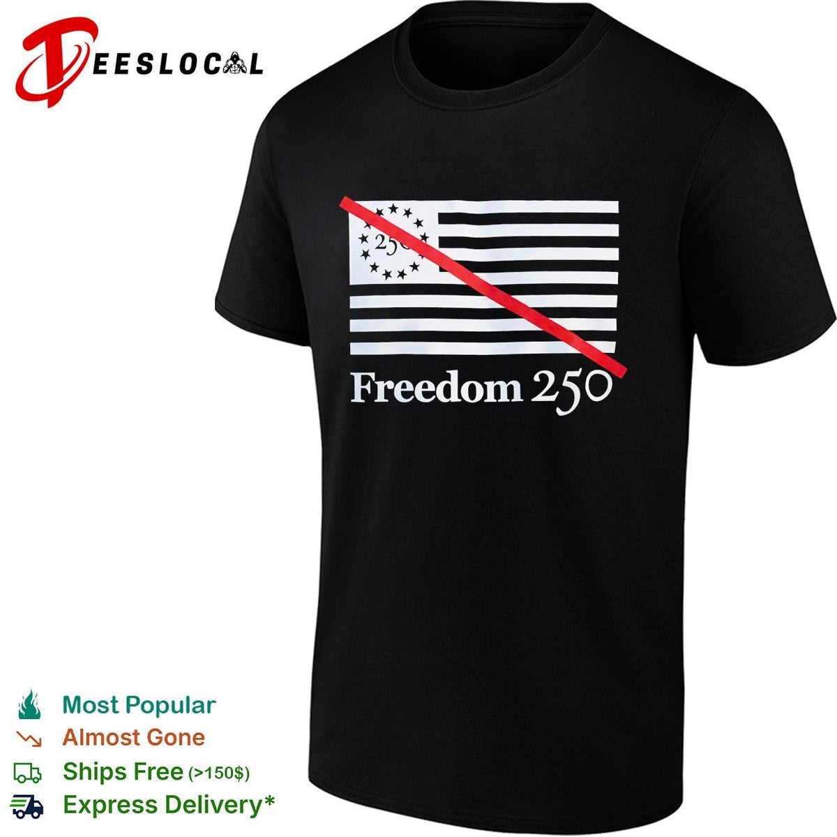 Sean Strickland No Freedom 250 shirt Unisex