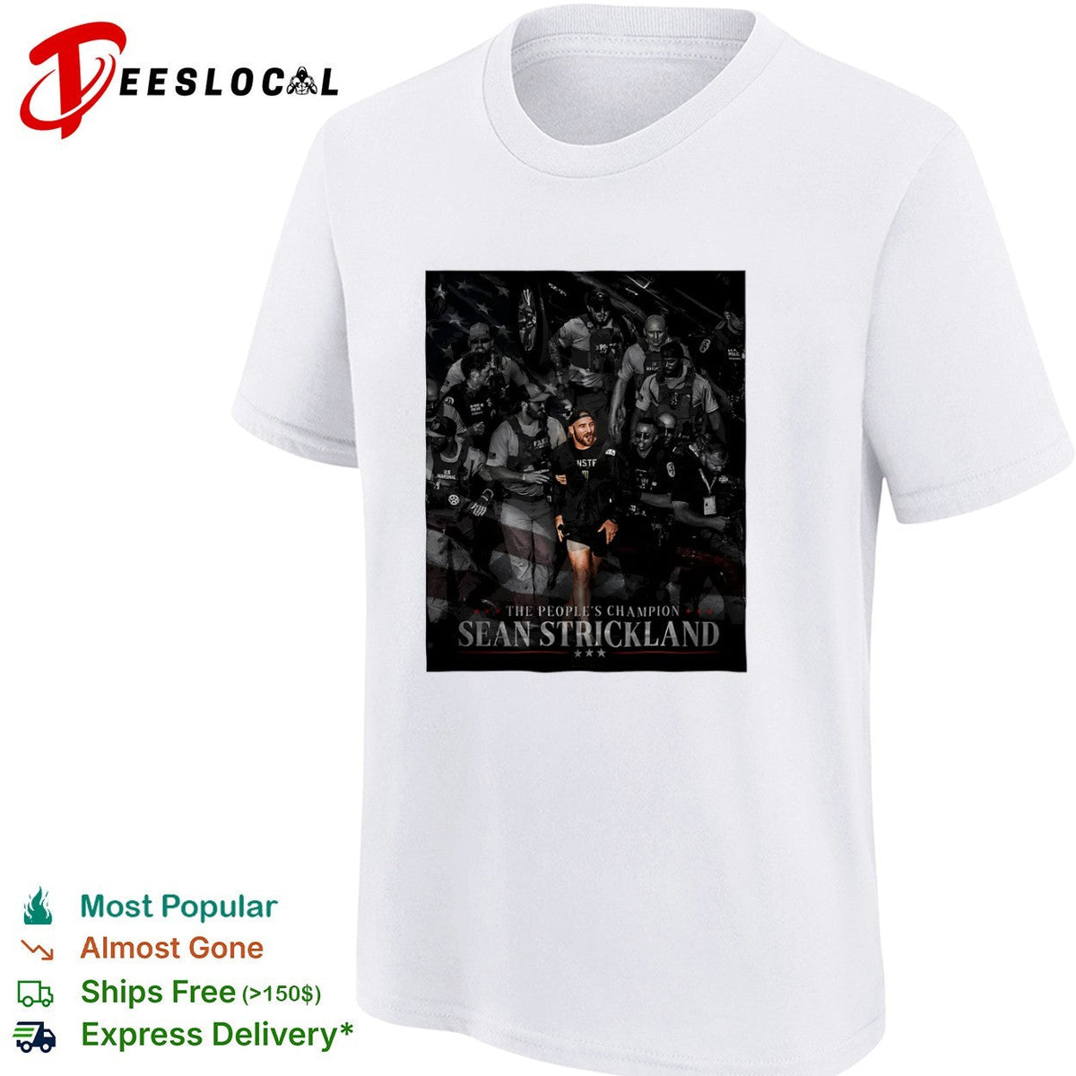 Sean Strickland UFC The Peoples Champion Strickland shirt Unisex