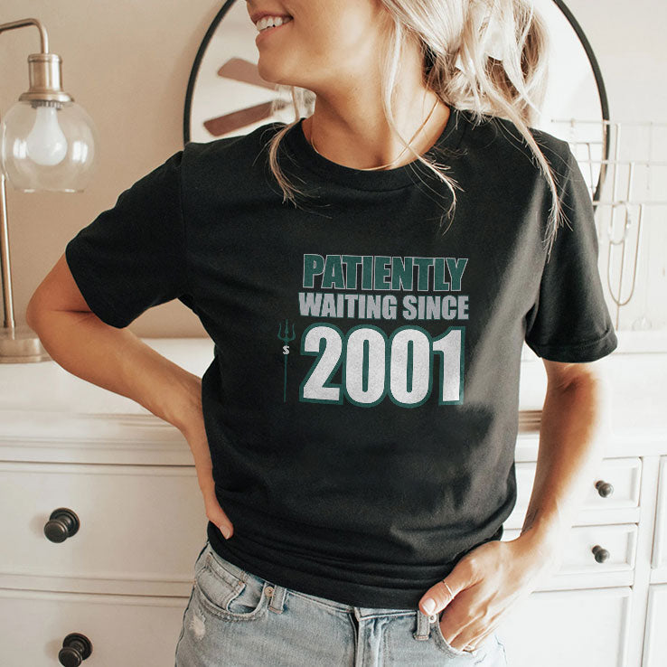 Seattle Baseball AL West Title Patiently Waiting Since 2001 T Shirt Unisex