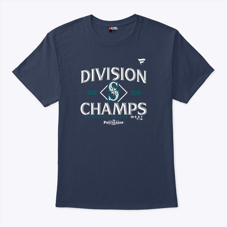 Seattle Mariners AL West Division Champs 2025 T Shirt Unisex