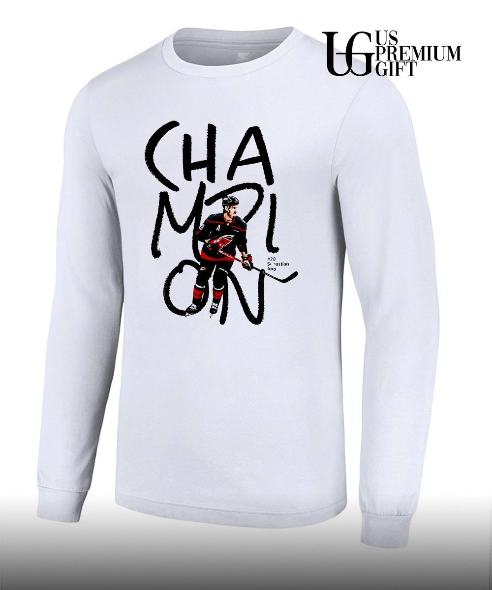 Sebastian Aho 2026 Stanley Cup Champion Carolina Hurricanes hockey shirt Unisex