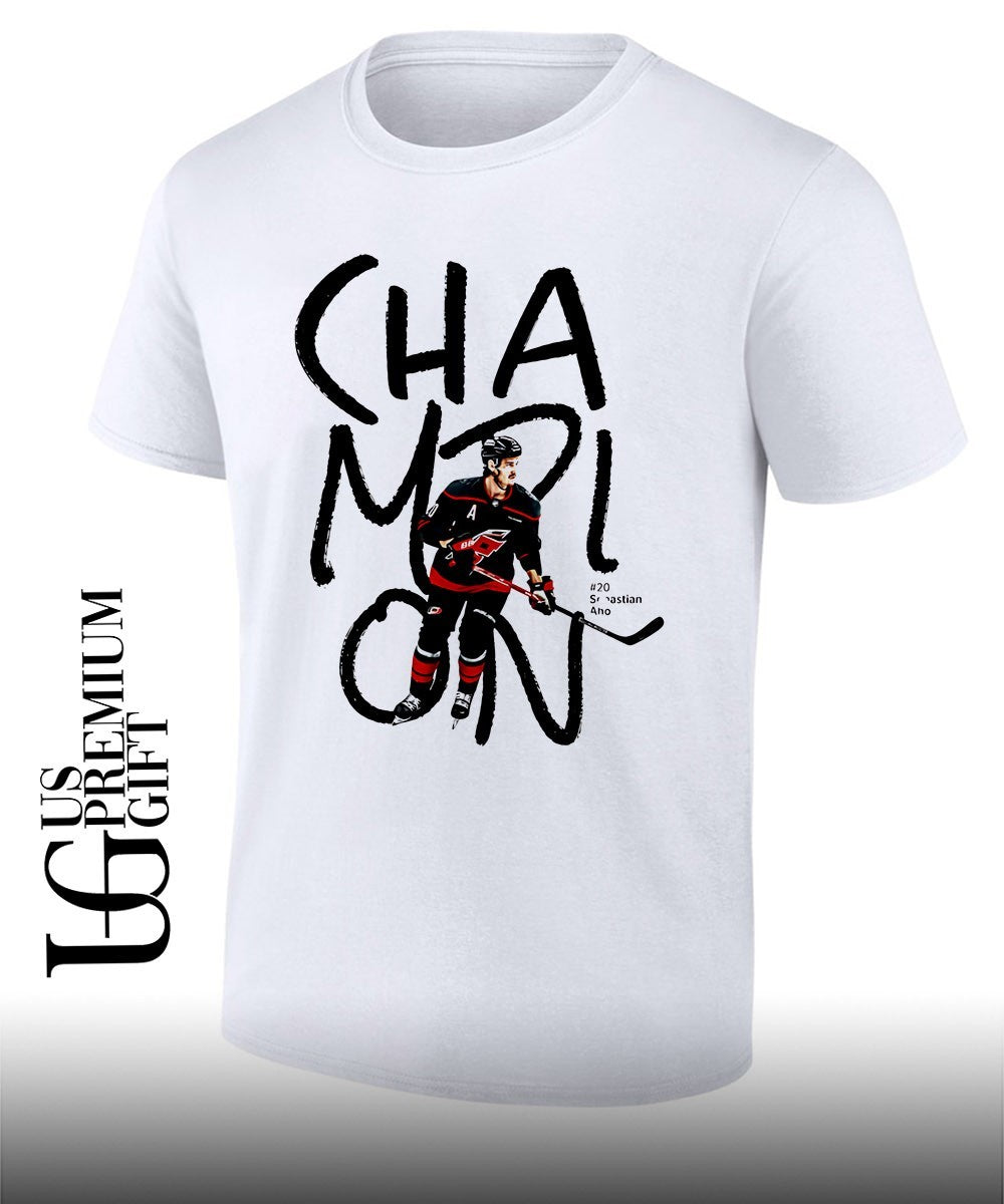 Sebastian Aho 2026 Stanley Cup Champion Carolina Hurricanes hockey shirt Unisex