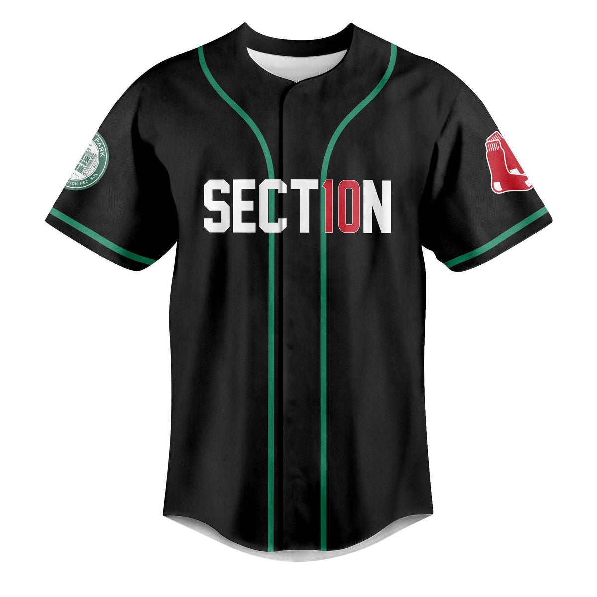 Section 10 Red Sox Baseball Jersey Unisex