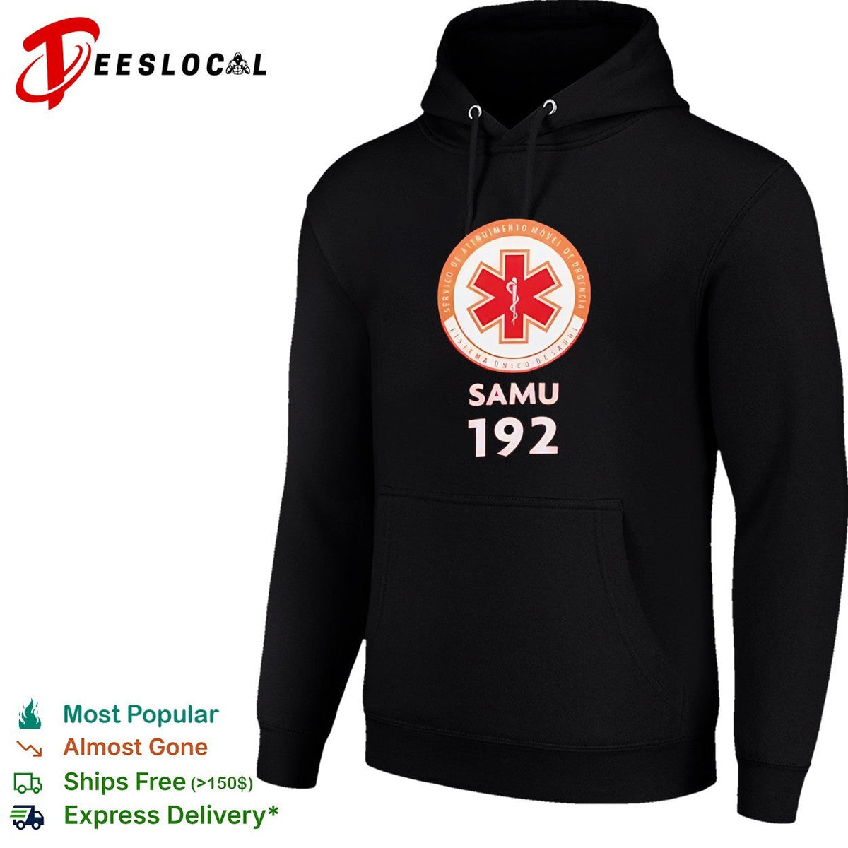 Servico de Atendimento Movel de Urgencia Sistema Unico de Saude SAMU 192 shirt Unisex