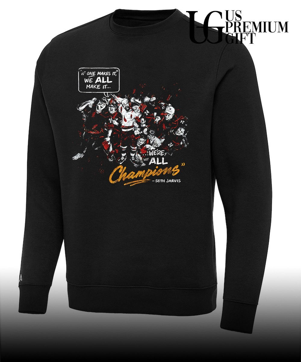 Seth Jarvis Carolina Hurricanes NHL If One Makes It We All Make It We’re All Champions shirt