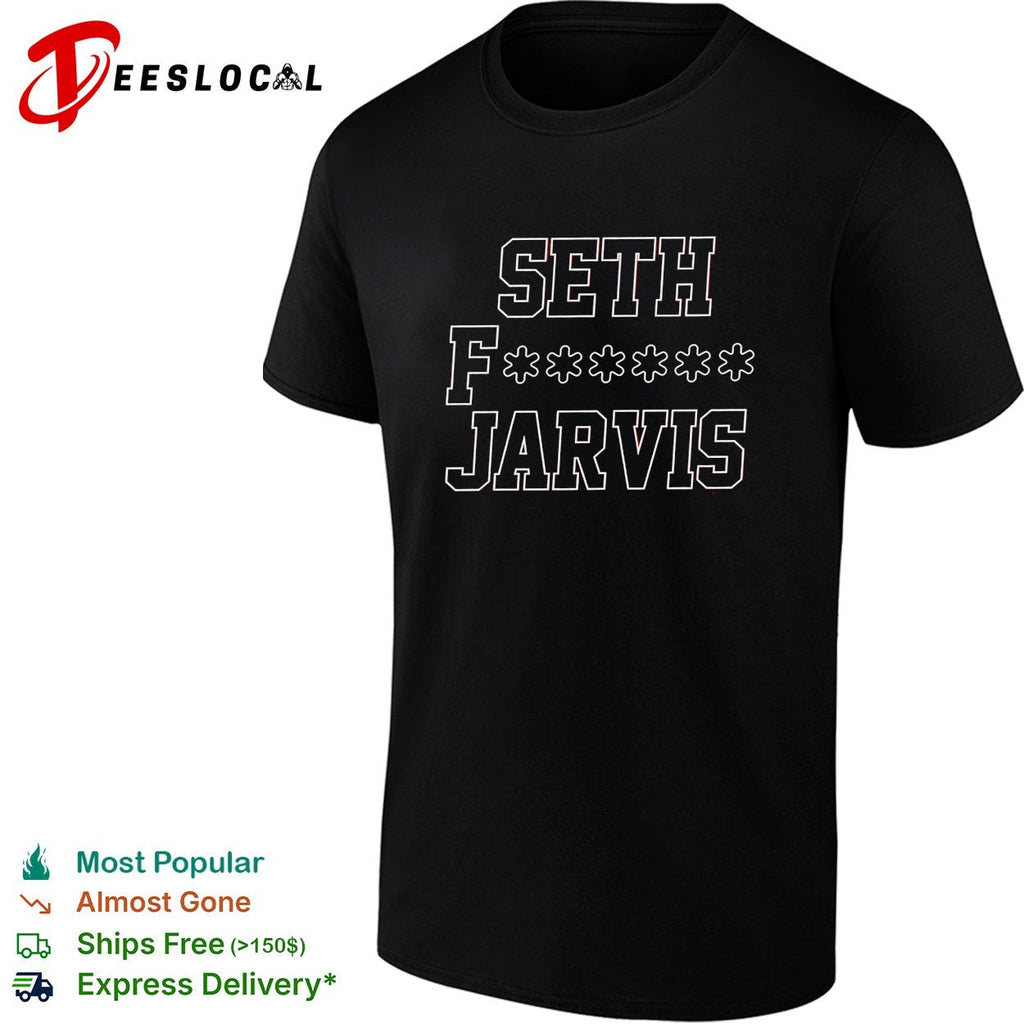 Seth Jarvis Carolina Hurricanes NHL hockey bold red shirt Unisex