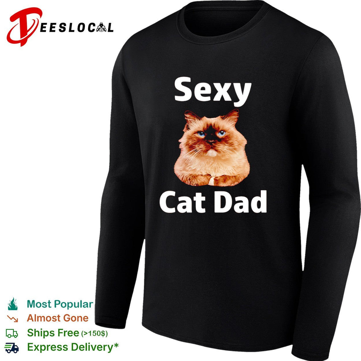 Sexy Cat Dad shirt Unisex